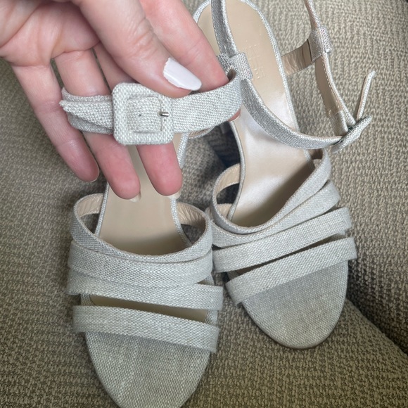 Maryam Nassir Zadeh Palma 3" Heel Sandals Flax 36 - Picture 4 of 10